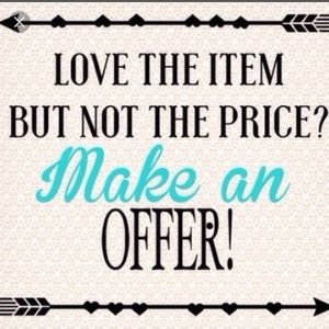 Offers are welcome